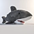 Shark Plush Toy 3D model small image 2