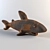 Shark Plush Toy 3D model small image 3