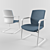 Modern Ergonomic Meeting Chair 3D model small image 1