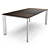 Bene AL Executive Desk: Sleek and Spacious 3D model small image 1