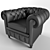 Classic Chester Armchair 2011 3D model small image 2