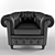 Classic Chester Armchair 2011 3D model small image 3