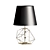 Gilded Elegance: Golden Table Lamp 3D model small image 1