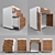 3-Drawer Lockable Mobile Pedestal 3D model small image 1