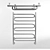 WarmyTowel: Stylish Heated Rail 3D model small image 3