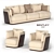 Richmond Luxury Sofa & Armchair 3D model small image 1