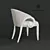 Parisian Chic Accent Chair 3D model small image 2