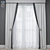 Elegant Window Drapes 3D model small image 1