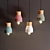 Modern Loft Hanging Lights (811/812) 3D model small image 2