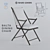 Elegant Balta Dining Chair 3D model small image 1