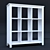 Modern White Shelving Unit - TOMNES 3D model small image 2