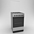 ARDO Gas Cooktop: Compact and Efficient 3D model small image 1