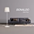 Bonaldo Slab Plus Sofa 3D model small image 1