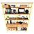 Trinity Loft Rack with Decor Set 3D model small image 2