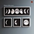  Lunar Phases 3D Model Collection 3D model small image 1