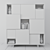 Italian-made Modern Sideboard: Millennial 3D model small image 3