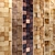 Wooden Mosaic Panel Set 3D model small image 1