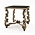 Elegant Firenze Small Table 3D model small image 1