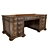 Casa D'Onore Executive Desk: Elegant and Functional 3D model small image 1