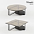 Modern Minotti Bresson Coffee Table 3D model small image 1