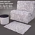 Fuzzy Mini Sofa: Hair and Fur 3D model small image 1