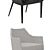 Elegant Dining Set: ALBERT-ONE Chair & NEW YORK Table 3D model small image 3
