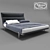 Elegant Italian Moonlight Bed 3D model small image 2