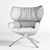 Modern TABANO Chair: Stylish & Comfortable 3D model small image 2