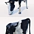 Meadow Grazing Cow 3D model small image 2