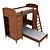 Space-Saving Kids Bunk Bed 3D model small image 1