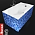 Ravak Lilia: Stylish Bath for Luxurious Relaxation 3D model small image 1