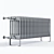 Sleek Steel Radiator by Cordivari 3D model small image 2