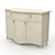 Elegant 4-Drawer Storage Solution 3D model small image 1