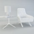 Title: Poliform MONDRIAN Marlon Armchair & Coffee Table Set 3D model small image 3