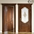 Title: Classic Style Single Door 3D model small image 1