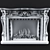 Classic 3D Max Fireplace - High-quality, CNC Compatible 3D model small image 3