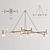 Elegant Diamond Chandelier 3D model small image 1