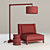 Sleek Christian Liaigre Furniture Set 3D model small image 3