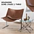 Modern Meadmore Sling Chair Set 3D model small image 1