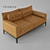 Mivida Leather Sofa by Prianera 3D model small image 1