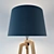 Modern Metal Standing Lamp 3D model small image 2