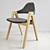 Scandi Chic Dining Chair 3D model small image 1