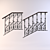 Universal Staircase Railings 3D model small image 2