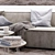 Modern BoConcept Carmo 7 - Stylish Corner Sofa, Complete Set 3D model small image 3