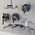 Cezares Liberty Built-in Sanitary Ware Set 3D model small image 1