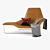 Zanotta Lama Lounge Chair: Stylish Comfort 3D model small image 1