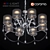 Elegant Crystal Chandelier: Federica 3D model small image 3