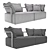 Casina 503 Soft Props Sofas: Modern 3D Models 3D model small image 3