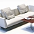 Flexform Sofa - Contemporary Couch 3D model small image 3