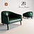 Luxury Bruno Zampa MARYLOU Armchair 3D model small image 1